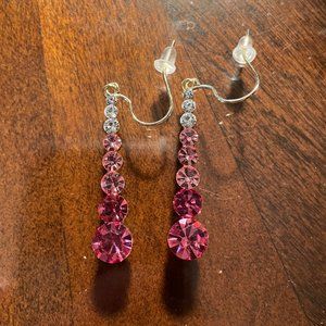 Pink Pierced Earrings